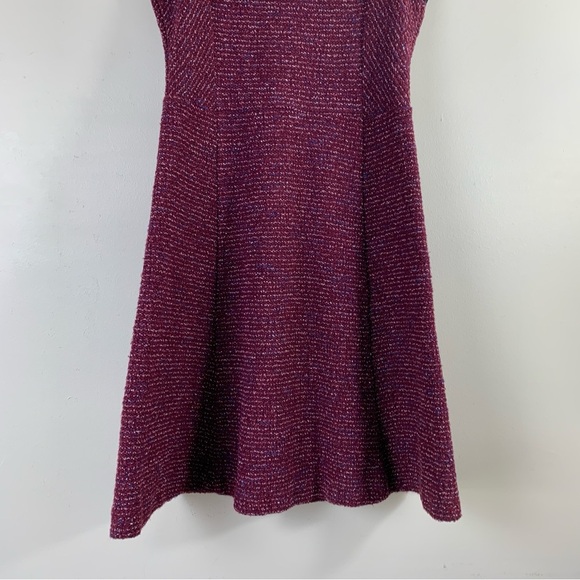 J. Crew Mini Sleeveless Tweed Fit & Flare Wool Blend Dress 2 - Picture 7 of 12